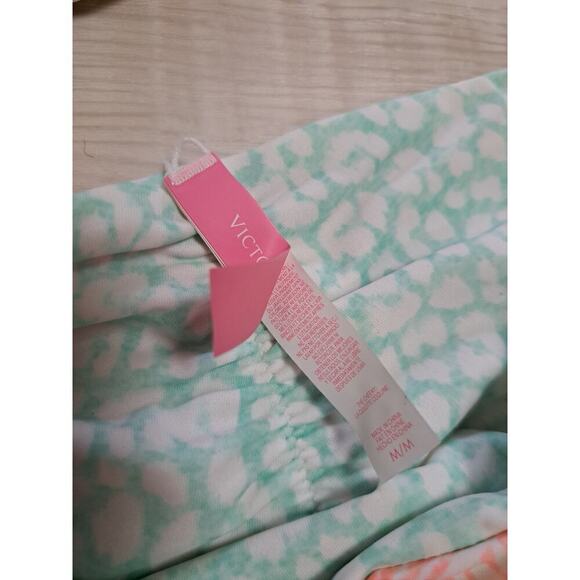 Victoria Secret The Cheeky Reversible Braided Beaded Halter Bikini Swim Suit-M - Picture 6 of 8